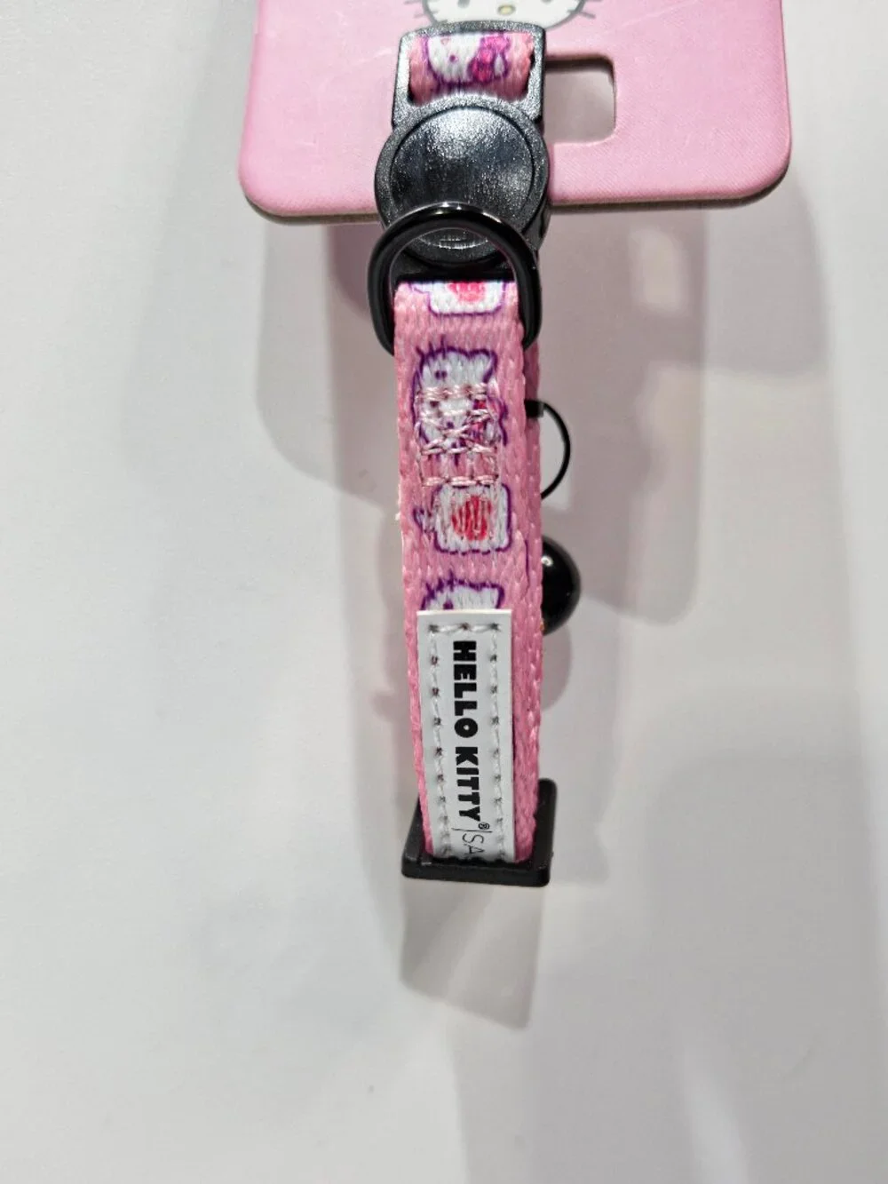 Sassy Meow, Hello Kitty Cat Collar, Pink, SM, NEW